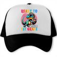 First Day Back To School 1st Grade Boys Football Dinosaur Trucker Cap