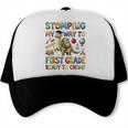 First Grade Graduation Dinosaur Dino Back To School Student Trucker Cap First Grade Graduation Dinosaur Dino Back To School Student Trucker Cap