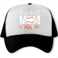 Floral Baseball Mom Mother's Day Cute Baseball Mama Mommy Trucker Cap Floral Baseball Mom Mother's Day Cute Baseball Mama Mommy Trucker Cap