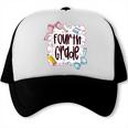 Fourth Grade Back To School For Girls Pink Notebook Trucker Cap Fourth Grade Back To School For Girls Pink Notebook Trucker Cap