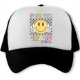Fourth Grade Vibes Smile Face 4th Grade Team Back To School Trucker Cap