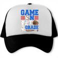 Game On First Grade Boy Baseball Back To School Trucker Cap