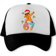 Gingerbread Six Seven 67 Ice Cream Drip Baseball Trucker Cap Gingerbread Six Seven 67 Ice Cream Drip Baseball Trucker Cap