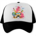Girls Cute Pink Bows Coquette Aesthetic Back To School Trucker Cap Girls Cute Pink Bows Coquette Aesthetic Back To School Trucker Cap
