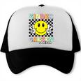 Girls Kindergarten Vibes Smile Face Back To School Kinder Trucker Cap Girls Kindergarten Vibes Smile Face Back To School Kinder Trucker Cap