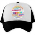 Groovy Community Outreach Worker Back To School Trucker Cap Groovy Community Outreach Worker Back To School Trucker Cap