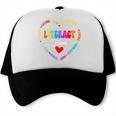 Groovy Literacy Team Reading Appreciation Back To School Trucker Cap Groovy Literacy Team Reading Appreciation Back To School Trucker Cap