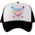 Happy 100 Days Of School Baseball Drip 100th Day Of School Trucker Cap Happy 100 Days Of School Baseball Drip 100th Day Of School Trucker Cap
