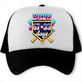 Happy 6733 Days Of School Baseball Drip 100th Day Of School Trucker Cap Happy 6733 Days Of School Baseball Drip 100th Day Of School Trucker Cap