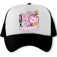 Hello Fourth 4th Grade Leopard Tie Dye Girl Back To School Trucker Cap Hello Fourth 4th Grade Leopard Tie Dye Girl Back To School Trucker Cap