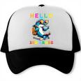 Hello Second Grade Dolphin Lover Back To School Kid Boy Girl Trucker Cap Hello Second Grade Dolphin Lover Back To School Kid Boy Girl Trucker Cap