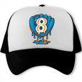 Ice Cream Baseball Glove 8th Birthday Edition Trucker Cap Ice Cream Baseball Glove 8th Birthday Edition Trucker Cap