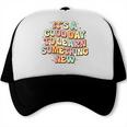 It's A Good Day To Learn Something New Retro Back To School Premium Tri-Blend Trucker Cap It's A Good Day To Learn Something New Retro Back To School Premium Tri-Blend Trucker Cap
