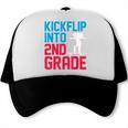 Kickflip Into 2nd Grade Skateboard Lover Back To School Trucker Cap Kickflip Into 2nd Grade Skateboard Lover Back To School Trucker Cap