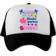 Kids Back To School Here I Come Kindergarten Girls TK Grad Trucker Cap