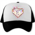Kids Happy Easter Bunny Playing Baseball Boy Ice Cream Drip Trucker Cap