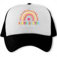Kindergarten Dream Team Rainbow Welcome Back To School Trucker Cap Kindergarten Dream Team Rainbow Welcome Back To School Trucker Cap