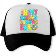 In My Kindergarten Era Groovy Back To School Trucker Cap In My Kindergarten Era Groovy Back To School Trucker Cap