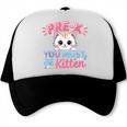 Kitten Back To School Girls Preschool Cat Lover Trucker Cap