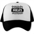 Leopard Bobcats School Spirit Fan Team Back To School Trucker Cap Leopard Bobcats School Spirit Fan Team Back To School Trucker Cap