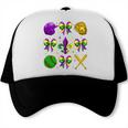 Mardi Gras Baseball Coquette Bow Fat Tuesday Parade Girls Trucker Cap Mardi Gras Baseball Coquette Bow Fat Tuesday Parade Girls Trucker Cap