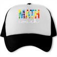 Math Coach For Work Tie Dye Back To School Appreciation Day Trucker Cap Math Coach For Work Tie Dye Back To School Appreciation Day Trucker Cap