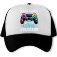 Middle School Level Unlocked Gamer First Day Back To School Trucker Cap