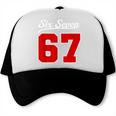 Number 67 Numbered Six Seven Baseball Jersey Style Team 67 Trucker Cap Number 67 Numbered Six Seven Baseball Jersey Style Team 67 Trucker Cap