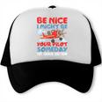 I Might Be Your Pilot First Day Back To School 1st Grade Trucker Cap I Might Be Your Pilot First Day Back To School 1st Grade Trucker Cap