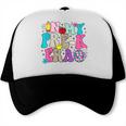 In My Pre-K Era Back To School Retro Groovy Preschool Trucker Cap