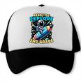 Ready To Explore 2nd Grade Kids Astronaut Back To School Trucker Cap
