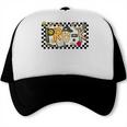 Retro Checkered Back To School Pre K Dude Cute Kid Preschool Trucker Cap