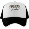 Retro Fourth Grade Camo Back To School Girls Boys 4th Grade Trucker Cap Retro Fourth Grade Camo Back To School Girls Boys 4th Grade Trucker Cap