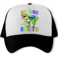 Roaring Into Kindergarten DinosaurRex Back To School Boys Performance Trucker Cap Roaring Into Kindergarten DinosaurRex Back To School Boys Performance Trucker Cap