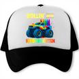 Rollin' Into Kindergarten Monster Car Back To School Boys Trucker Cap