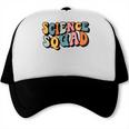 Science Squad Retro Groovy Back To School Matching Teaching Trucker Cap Science Squad Retro Groovy Back To School Matching Teaching Trucker Cap