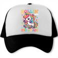 Second Grade Back To School First Day Girls Rollin Unicorn Trucker Cap Second Grade Back To School First Day Girls Rollin Unicorn Trucker Cap