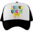 Second Grade Coquette Bow First Day Of School Back To School Performance Trucker Cap Second Grade Coquette Bow First Day Of School Back To School Performance Trucker Cap
