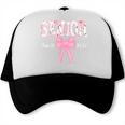 Senior 2027 Floral Pink Bow Back To School Class Of 2027 Trucker Cap Senior 2027 Floral Pink Bow Back To School Class Of 2027 Trucker Cap
