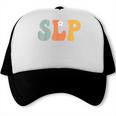 SLP Groovy Women Appreciation Day Hello Back To School Trucker Cap SLP Groovy Women Appreciation Day Hello Back To School Trucker Cap