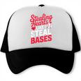 Stealing Hearts Like I Steal Bases Cute Baseball Valentine Trucker Cap Stealing Hearts Like I Steal Bases Cute Baseball Valentine Trucker Cap