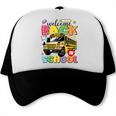 Welcome Back To School Bus Happy First Day Of School Student Trucker Cap