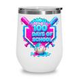 100 Days Of School Baseball Drip 100 Days For Boys And Kids Wine Tumbler 100 Days Of School Baseball Drip 100 Days For Boys And Kids Wine Tumbler
