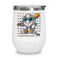 100 Days Of School Boys Baseball 100th Day Of School Kids Wine Tumbler 100 Days Of School Boys Baseball 100th Day Of School Kids Wine Tumbler