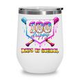 100 Drippy Days Of School Baseball For Boy Kids Wine Tumbler