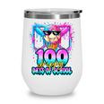 100 Drippy Days Of School Baseball Ice Cream 100th Day Boys Wine Tumbler 100 Drippy Days Of School Baseball Ice Cream 100th Day Boys Wine Tumbler