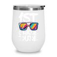 1st Grade Dude Shirt Back To School First Grade Boy Girl Wine Tumbler