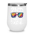 2nd Grade Dude Shirt Back To School Second Grade Boy Girl Wine Tumbler