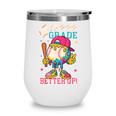 4th Grade Back To School Baseball Drip Ice Cream Game On Wine Tumbler
