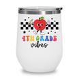 4th Grade Vibes Retro Groovy Apple Back To School Wine Tumbler 4th Grade Vibes Retro Groovy Apple Back To School Wine Tumbler